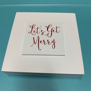 Wooden Christmas Sign